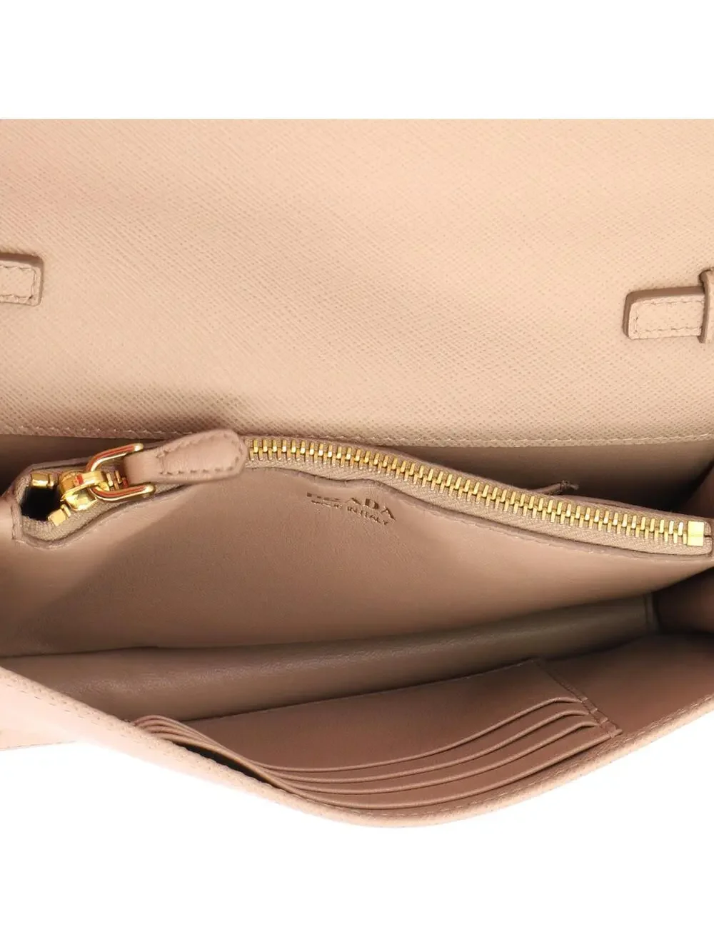 Prada Chain Wallet Crossbody Saffiano #340438P99B